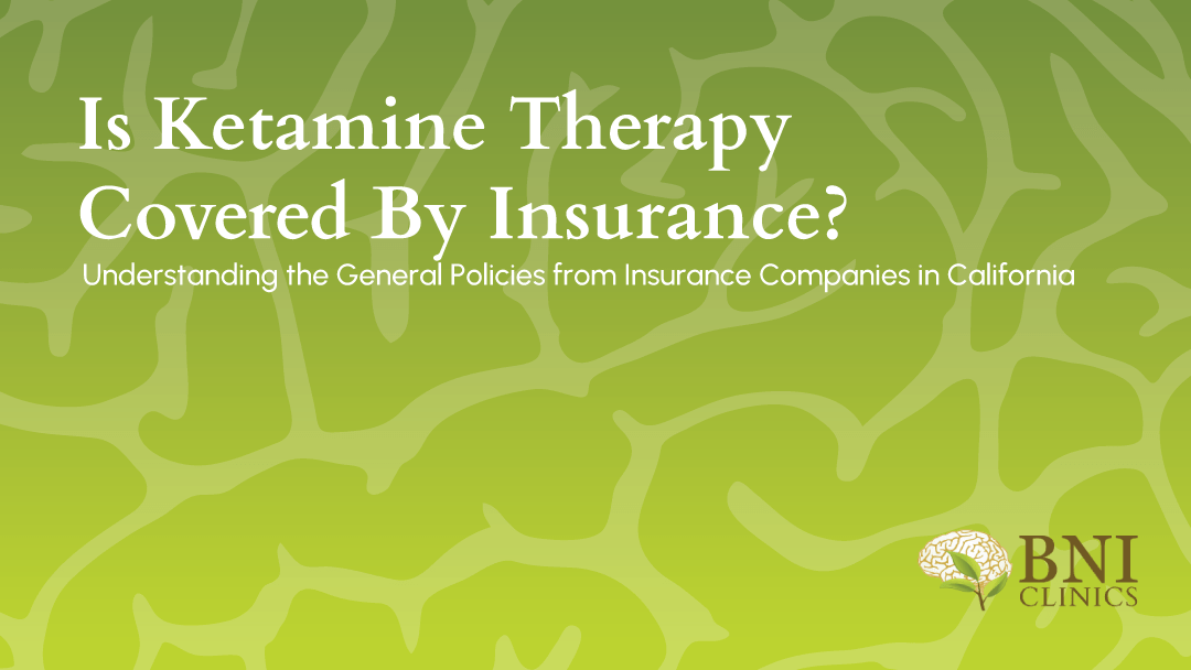 is ketamine therapy covered by insurance